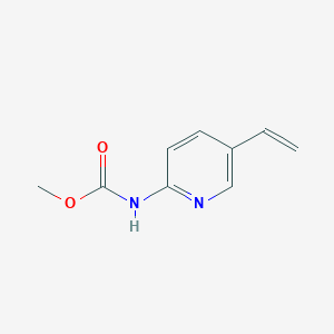 molecular formula C9H10N2O2 B8607754 methyl N-(5-vinyl-2-pyridyl)carbamate 