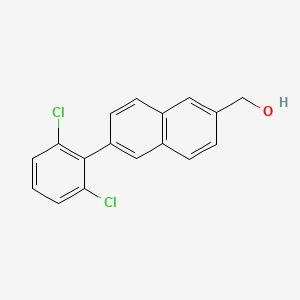 [6-(2,6-Dichlorophenyl)-2-naphthyl]methanol