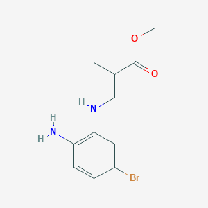 Methyl 3-(2-amino-5-bromophenylamino)-2-methylpropanoate