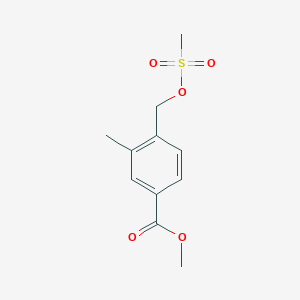 Methyl 3-methyl-4-(((methylsulfonyl)oxy)methyl)benzoate