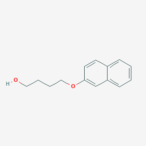 molecular formula C14H16O2 B8607818 1-Butanol, 4-(2-naphthalenyloxy)- CAS No. 123601-44-5