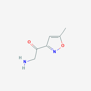 molecular formula C6H8N2O2 B8607868 (5-Methyl-3-isoxazoyl)methylamine 