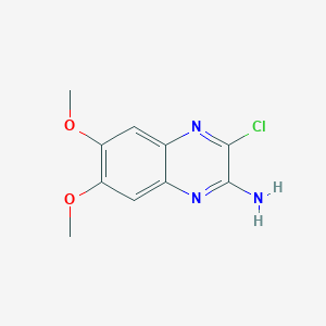 molecular formula C10H10ClN3O2 B8607964 3-Chloro-6,7-dimethoxyquinoxalin-2-amine 