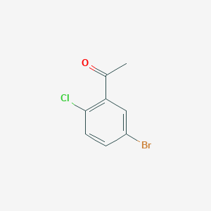 molecular formula C8H6BrClO B008608 1-(5-溴-2-氯苯基)乙酮 CAS No. 105884-19-3