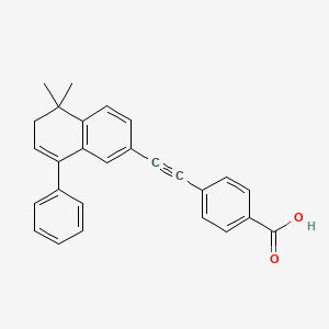 4-[2-(5,5-dimethyl-8-phenyl-6H-naphthalen-2-yl)ethynyl]benzoic Acid