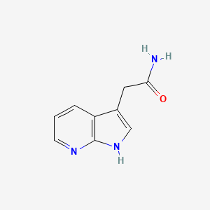 molecular formula C9H9N3O B8608081 7-Azaindol-3-yl acetamide 