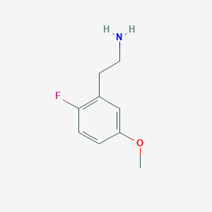molecular formula C9H12FNO B8608106 2-(2-Fluoro-5-methoxyphenyl)-ethylamine 