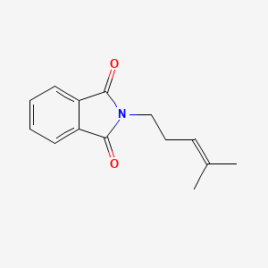 molecular formula C14H15NO2 B8608125 2-(4-Methylpent-3-en-1-yl)-1H-isoindole-1,3(2H)-dione CAS No. 13296-42-9