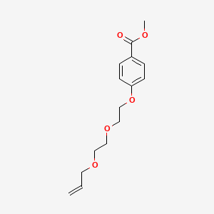 molecular formula C15H20O5 B8608132 Methyl 4-(2-{2-[(prop-2-en-1-yl)oxy]ethoxy}ethoxy)benzoate CAS No. 159550-16-0