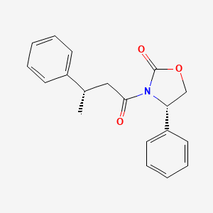 molecular formula C19H19NO3 B8608190 4-Phenyl-3-(3-phenyl-butyryl)-oxazolidin-2-one 
