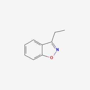 molecular formula C9H9NO B8608200 3-Ethyl-1,2-benzisoxazole 