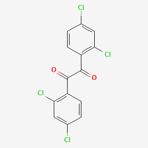 molecular formula C14H6Cl4O2 B8608224 2,2',4,4'-Tetrachlorobenzil 