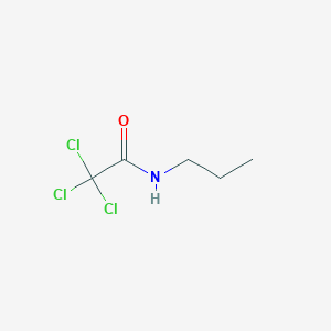 molecular formula C5H8Cl3NO B8608274 N-(n-propyl)trichloroacetamide 