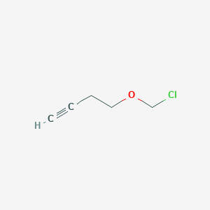 molecular formula C5H7ClO B8608301 But-3-ynyl chloromethyl ether 