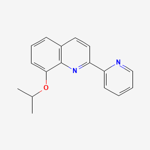 molecular formula C17H16N2O B8608369 2-(Pyrid-2-yl)-8-isopropyloxyquinoline 