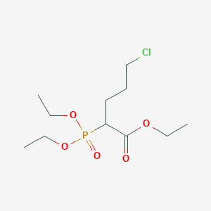 Ethyl 5-chloro-2-(diethoxyphosphoryl)pentanoate