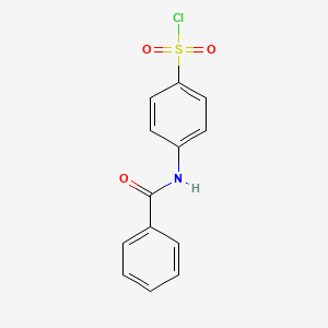 molecular formula C13H10ClNO3S B8608473 4-Benzamidobenzene-1-sulfonyl chloride CAS No. 67377-44-0