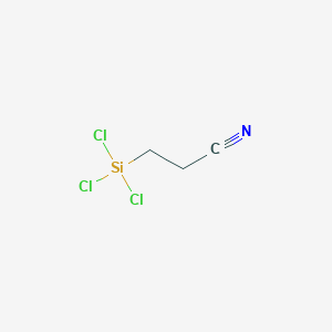 molecular formula C3H4Cl3NSi B086085 2-氰乙基三氯硅烷 CAS No. 1071-22-3