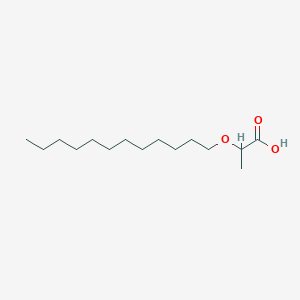 molecular formula C15H30O3 B8608566 2-(Dodecyloxy)propanoic acid CAS No. 64020-10-6