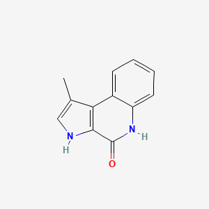 molecular formula C12H10N2O B8608585 1-methyl-3H-pyrrolo[2,3-c]quinolin-4-ol 