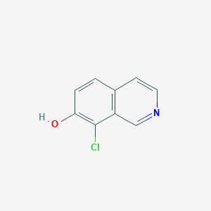 molecular formula C9H6ClNO B8608623 8-Chloro-7-hydroxyisoquinoline 