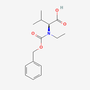 molecular formula C15H21NO4 B8608645 Z-N-Et-Val-OH 