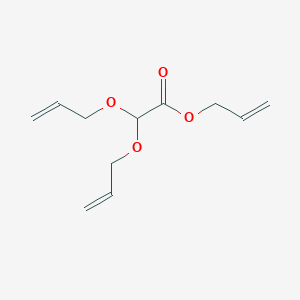 molecular formula C11H16O4 B8608705 Prop-2-en-1-yl bis[(prop-2-en-1-yl)oxy]acetate CAS No. 89625-91-2