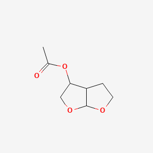 Hexahydrofuro[2,3-b]furan-3-yl acetate