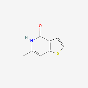 molecular formula C8H7NOS B8608718 6-methylthieno[3,2-c]pyridin-4(5H)-one 