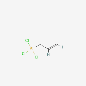 molecular formula C4H7Cl3Si B8608798 cis-2-Butenyltrichlorosilane 