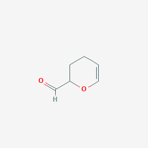 B086088 3,4-Dihydro-2H-pyran-2-carbaldehyde CAS No. 100-73-2