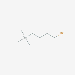 molecular formula C7H17BrSn B8608853 (4-Bromobutyl)(trimethyl)stannane CAS No. 60523-20-8