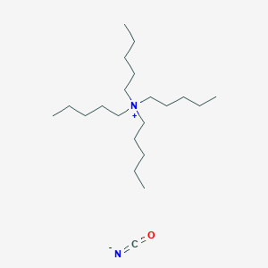 molecular formula C21H44N2O B8608879 Tetraamylammonium cyanate CAS No. 89400-92-0