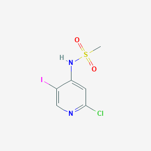 N-(2-Chloro-5-iodopyridin-4-yl)methanesulfonamide