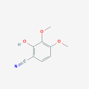 molecular formula C9H9NO3 B8609127 2-Hydroxy-3,4-dimethoxybenzonitrile 