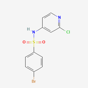 4-Bromo-N-(2-chloro-4-pyridinyl)benzenesulfonamide