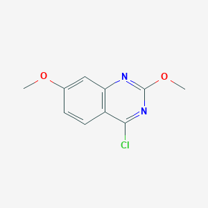 molecular formula C10H9ClN2O2 B8609324 4-Chloro-2,7-dimethoxyquinazoline 