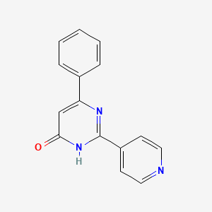 6-Phenyl-2-pyridin-4-yl-pyrimidin-4-ol