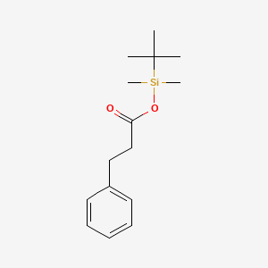 molecular formula C15H24O2Si B8609413 tert-Butyl(dimethyl)silyl 3-phenylpropanoate CAS No. 78324-01-3