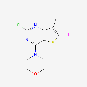 2-Chloro-6-iodo-7-methyl-4-morpholinothieno[3,2-d]pyrimidine