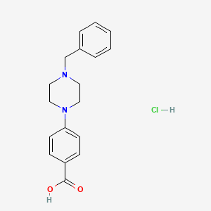 4-(4-Benzylpiperazin-1-yl)benzoic acid hydrochloride