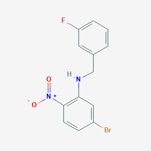 5-bromo-N-(3-fluorobenzyl)-2-nitroaniline