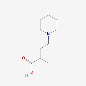 molecular formula C10H19NO2 B8609734 alpha-Methyl-gamma-piperidinobutyric acid 