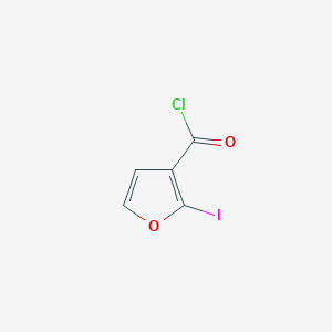 molecular formula C5H2ClIO2 B8609748 2-iodofuran-3-carbonyl Chloride 