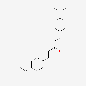 molecular formula C23H42O B8609768 1,5-Bis[4-(propan-2-yl)cyclohexyl]pentan-3-one CAS No. 62221-14-1