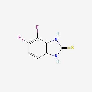 molecular formula C7H4F2N2S B8609801 6,7-difluoro-1H-benzimidazole-2-thiol 