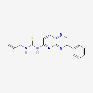 1-Allyl-3-(3-phenylpyrido[2,3-b]pyrazin-6-yl)thiourea