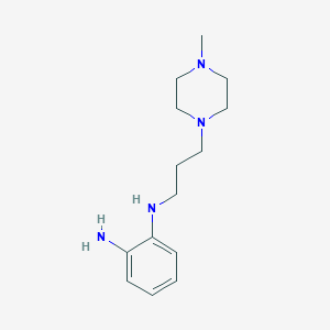 molecular formula C14H24N4 B8609980 3-(4-Methyl-1-piperazinyl)propyl-o-phenylenediamine 