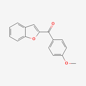 molecular formula C16H12O3 B8610038 2-(4-Methoxybenzoyl)benzofuran 