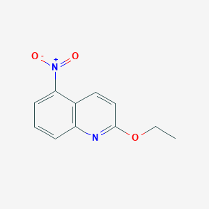 molecular formula C11H10N2O3 B8610057 2-Ethoxy-5-nitroquinoline 